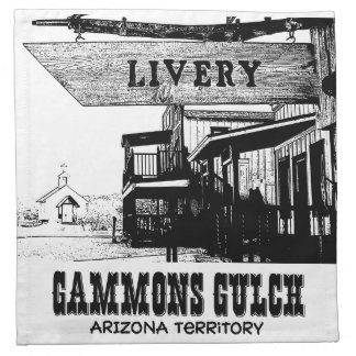 Gammons Gulch The Livery Napkins