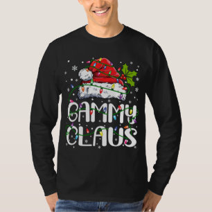 Gammy Claus Christmas Santa Hat Matching Family Xm T-Shirt