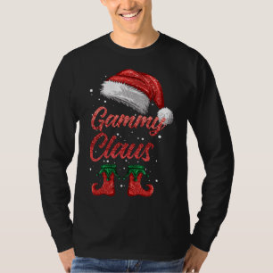 Gammy Claus Matching Family Merry Christmas Santa  T-Shirt
