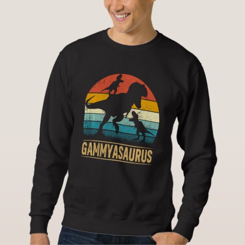Gammy Dinosaur Rex Gammysaurus 2 Kids Mother S Day Sweatshirt