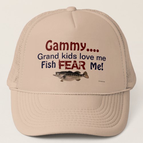 GammyGrand Kids Love Me Fish Fear Me Hat