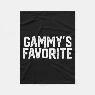 Gammy’s Favorite Funny Grandparent Granhild Vintag Fleece Blanket