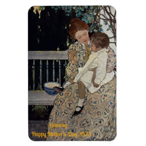 GAMMY  VINTAGE Painting Mothers Day   Magnet
