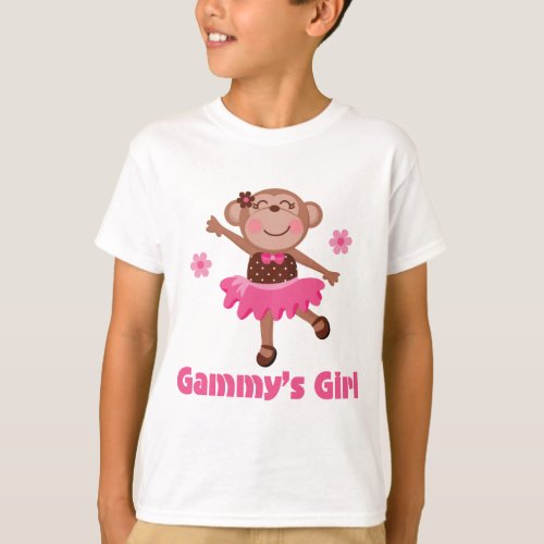 Gammys Girl Monkey T_Shirt