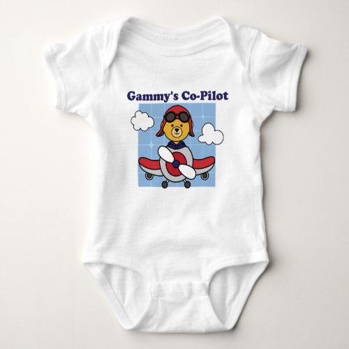 Gammys Little Co_Pilot _ Cute Airplane Baby Bodysuit