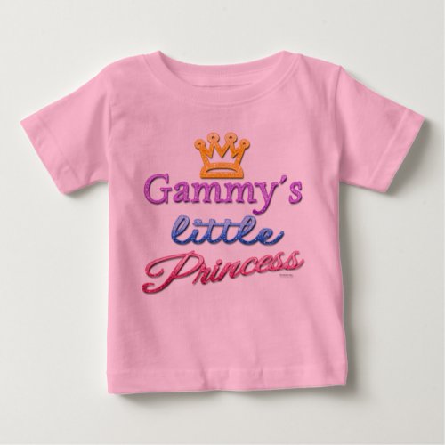 Gammys Little Princess Baby Toddler T_Shirt