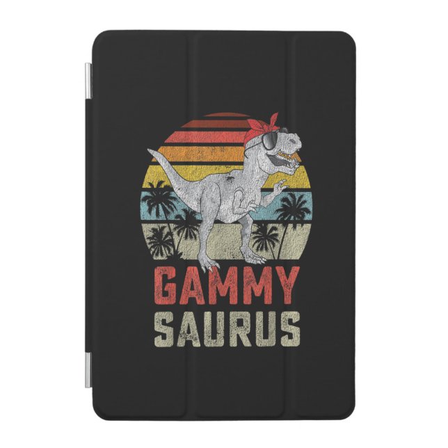 Gammysaurus T Rex Dinosaur Family Matching iPad Mini Cover (Front)