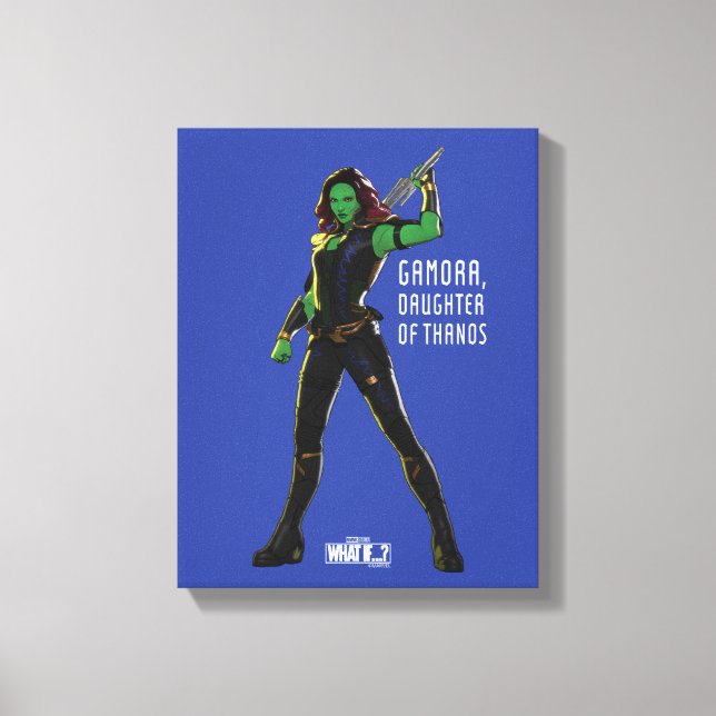 Gamora, Daughter of Thanos Canvas Print (Front)