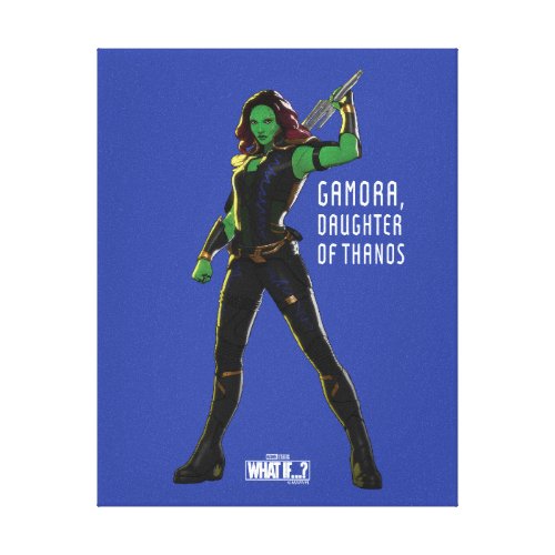 Gamora Daughter of Thanos Canvas Print