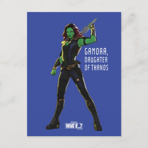 Gamora Daughter of Thanos Postcard