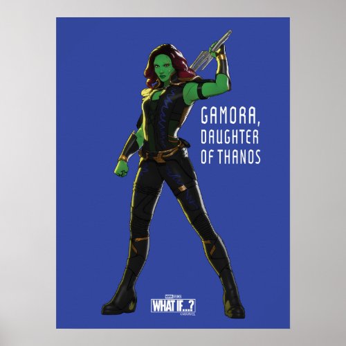 Gamora Daughter of Thanos Poster