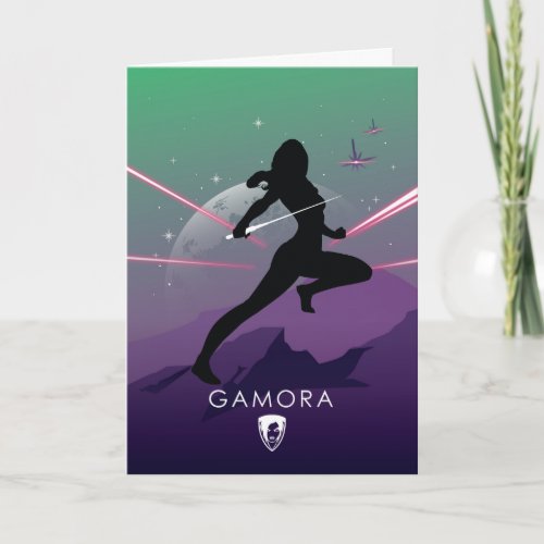 Gamora Heroic Silhouette Card