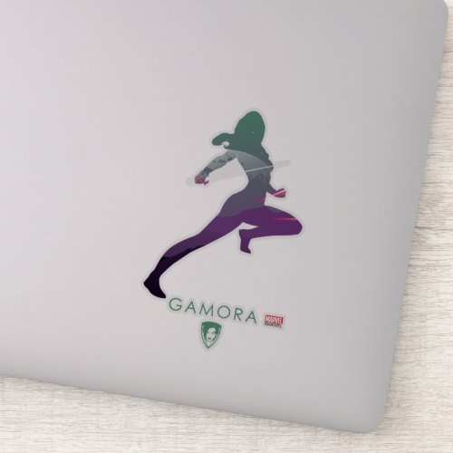 Gamora Heroic Silhouette Sticker