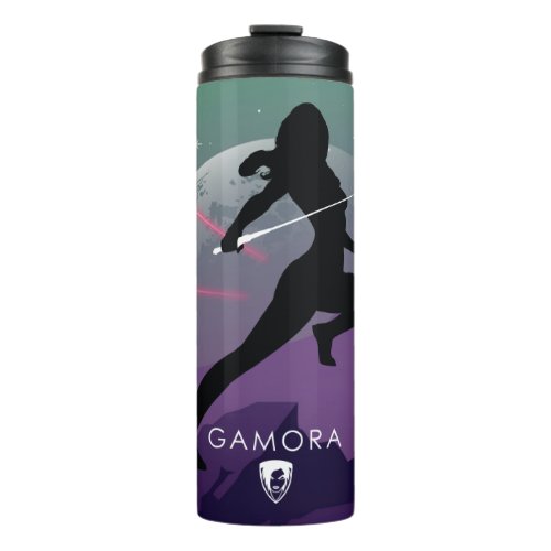 Gamora Heroic Silhouette Thermal Tumbler