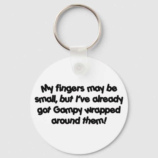 Gampy's Wrapped! Keychain (Front)