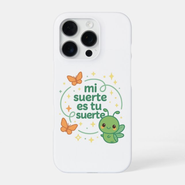 Gan Gan – Speak Kindly, Share Your Fortune iPhone Case (Back)
