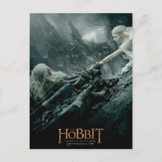 Gandalf and Galadriel Reaching Postcard