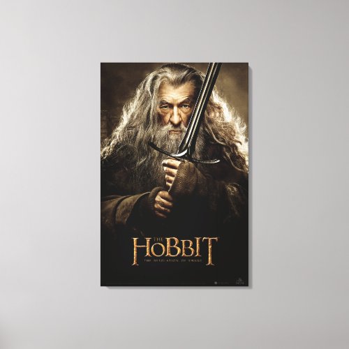 Gandalf Character Poster 1 Canvas Print