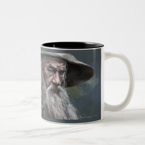 Gandalf Illustration Two_Tone Coffee Mug