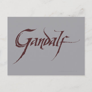 Gandalf Name Solid Postcard