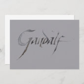 Gandalf Name Textured (Front/Back)