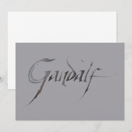 Gandalf Name Textured (Front/Back)