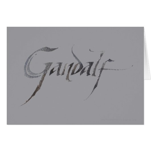 Gandalf Name Textured Cards (Front Horizontal)