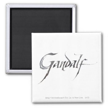Gandalf Name Textured Magnet by thehobbit at Zazzle