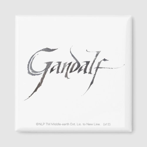 Gandalf Name Textured Magnet