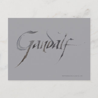 Gandalf Name Textured Postcard