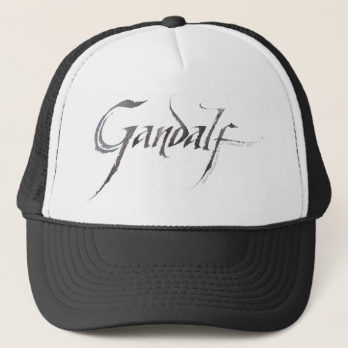 Gandalf Name Textured Trucker Hat