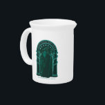 GANDALF™ "Speak Friend And Enter" Doors of Durin Beverage Pitcher<br><div class="desc">THE LORD OF THE RINGS™ | "Speak Friend and Enter" with Gandalf at the Doors of Durin to enter the Mines of Moria! Grab this spellbinding graphic on a custom tee,  tote bag,  or decorative pillow! Shop this design on even more custom Zazzle gifts!</div>