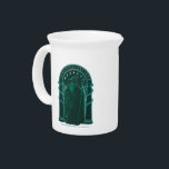 GANDALF™ "Speak Friend And Enter" Doors of Durin Beverage Pitcher<br><div class="desc">THE LORD OF THE RINGS™ | "Speak Friend and Enter" with Gandalf at the Doors of Durin to enter the Mines of Moria! Grab this spellbinding graphic on a custom tee,  tote bag,  or decorative pillow! Shop this design on even more custom Zazzle gifts!</div>