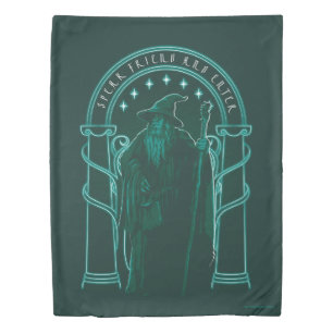 GANDALF™ "Speak Friend And Enter" Doors of Durin Duvet Cover