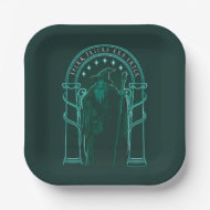 GANDALF™ "Speak Friend And Enter" Doors of Durin Paper Plates