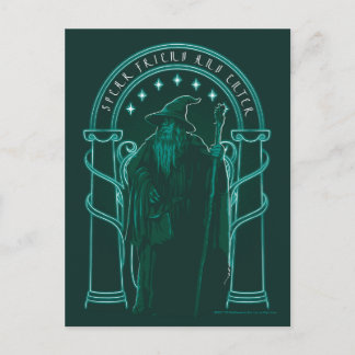 GANDALF™ "Speak Friend And Enter" Doors of Durin Postcard