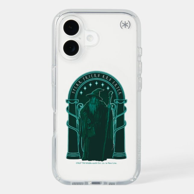 GANDALF™ "Speak Friend And Enter" Doors of Durin Speck iPhone Case (Front)