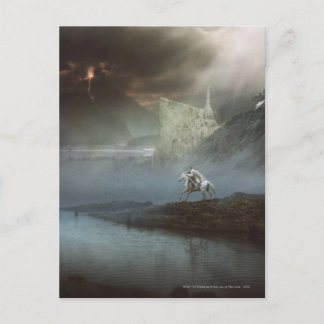 GANDALF™ Takes Hobbits to Guarded City Postcard