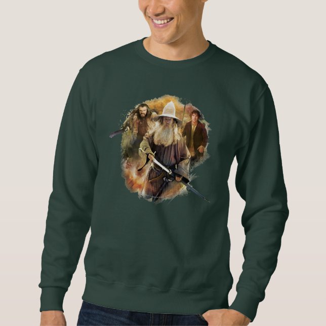 Gandalf, THORIN OAKENSHIELD™, & BILBO BAGGINS™ Sweatshirt (Front)
