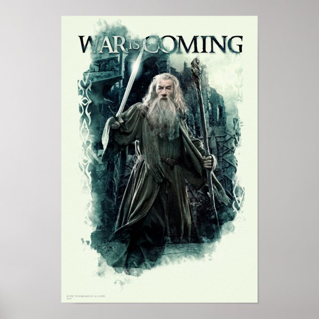 Gandalf - War Is Coming Poster (Front)