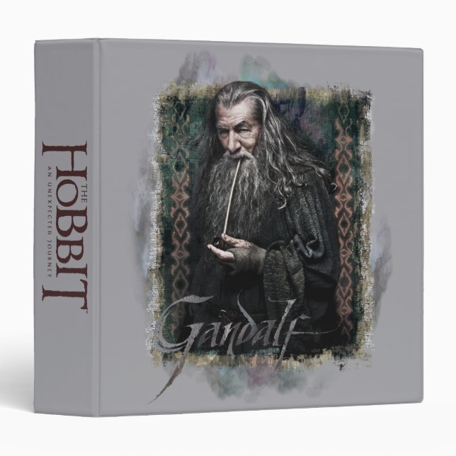 Gandalf With name 3 Ring Binder (Front/Spine)