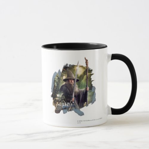 Gandalf With Staff And Sword Mug