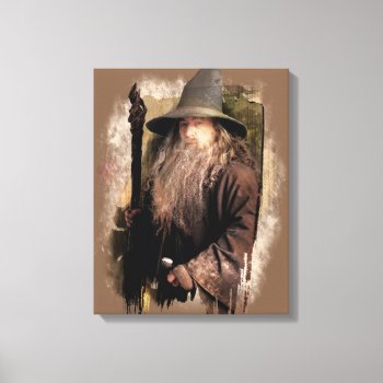 Gandalf With Staff Canvas Print by thehobbit at Zazzle