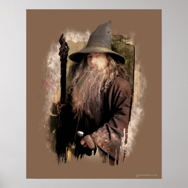 Gandalf With Staff Poster (Front)