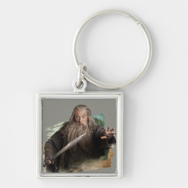 Gandalf With Sword Keychain (Front)