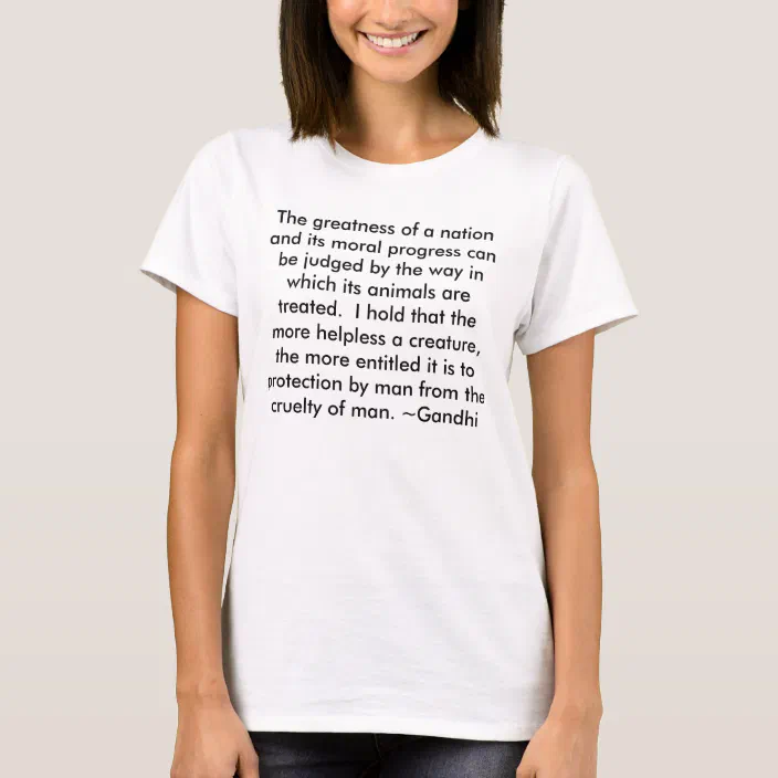 Gandhi T-shirt  XL women's comfort fit
