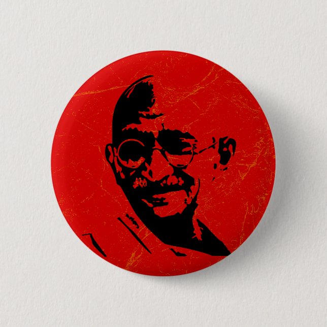 Gandhi Button (Front)