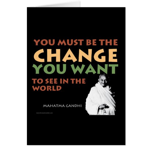 Gandhi Card (Front)