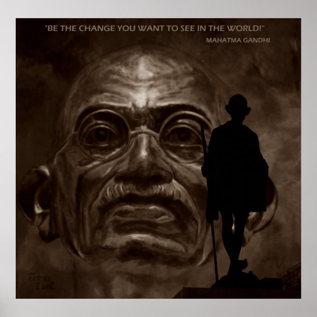GANDHI - change... Poster (Front)