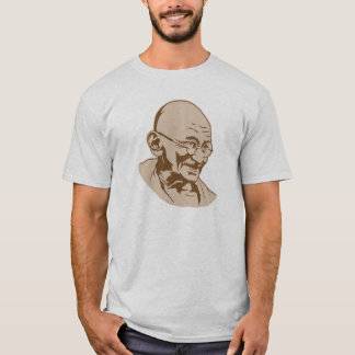 gandhi india retro portrait stencil T-Shirt